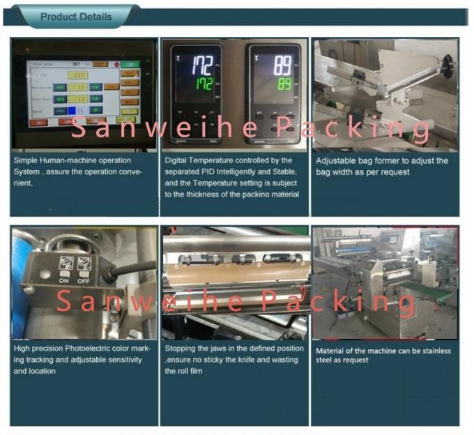 PLC Control Automatic Shrink Packaging Machine Swd 2000 Tableware Packaging Machine 0