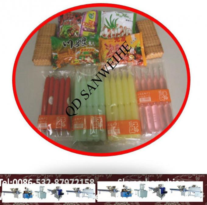 PE Film Flow Wrapping Machine Swf 590 Horizontal Wrapping Packaging Machine 0