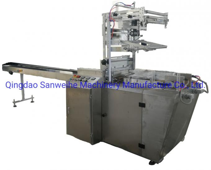 Rice Cake Automatic Biscuit Packing Machine 3kw Automatic Cellophane Packing 1