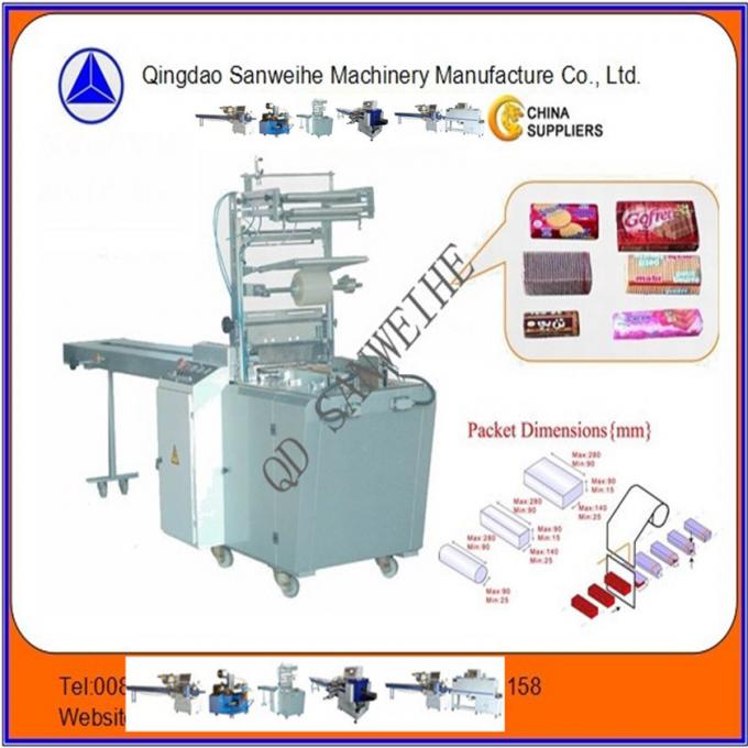 Biscuit Semi Automatic Wrapping Machine Over Wrapping Shrink Film Packaging 4