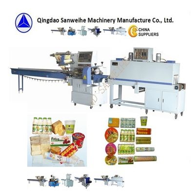 Full Sealing PLC Control Shrink Wrap Packing Machine / Packaging Machine
