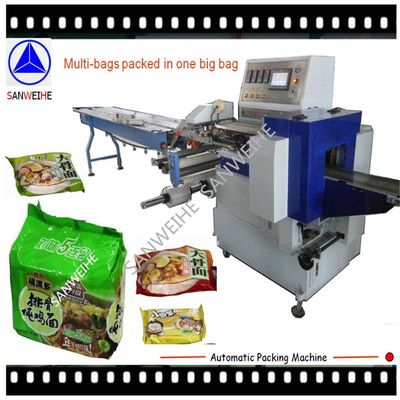 Blue Reciprocating Automatic Packing Machinery PVC Wrap Packing Machine