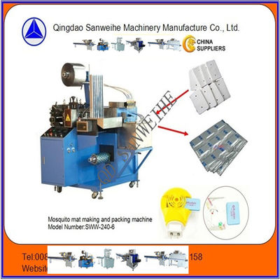 SWW 240 6 Mosquito Mat Making Machine  Liquid Dosing 2.7kw Automatic Making Machine