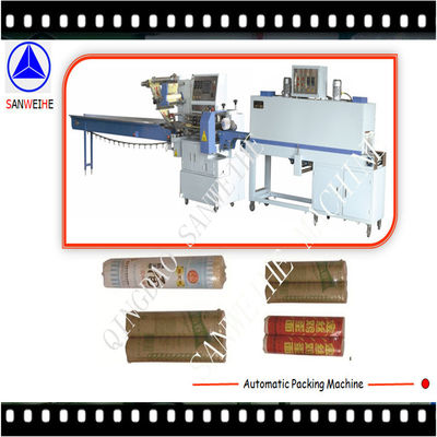 SGS Long Dry Noodle Packing Machine 220V Auto Shrink Wrapping Machine
