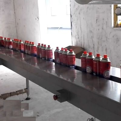 Double Screw Rod Automated Packaging Line Collective Bottles Cans Auto Feeder
