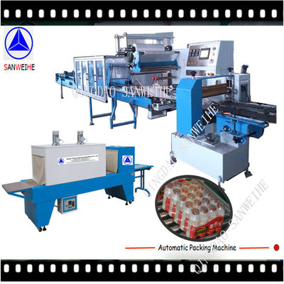 SWSF 800 Shrink Wrap Packing Machine Collective Bottles Auto Shrink Wrapping Machine