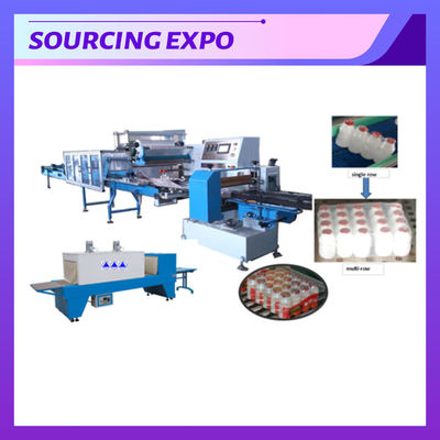 SWSF 800 Shrink Wrap Packing Machine Collective Bottles Auto Shrink Wrapping Machine