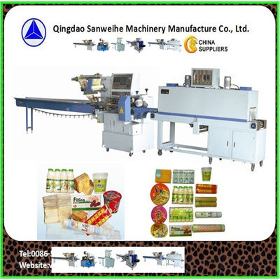 Button Controlled Heat Shrink Packaging Equipment 3 Sides Seal Packaging Machine