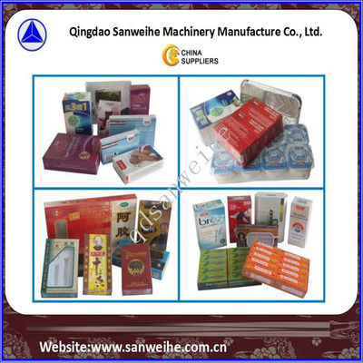 Screen Controlled Shrink Wrap Packing Machine Swf 590 Bottles Wrapping Machine