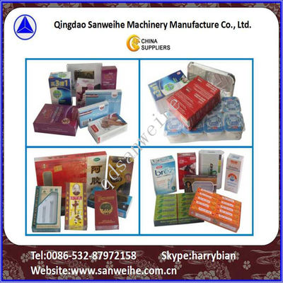 3 Sides Seal Pof Shrink Film Machine  Milk Pet Bottle Wrapping Machine