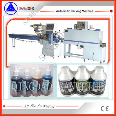 3 Sides Seal Pof Shrink Film Machine  Milk Pet Bottle Wrapping Machine