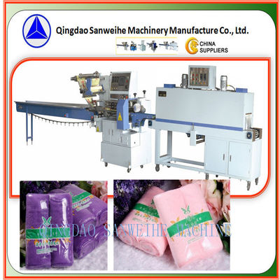 Book Magazine Automatic Shrink Wrapping Machine Shrink Wrapping Food Box Packing