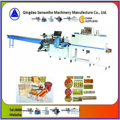 4.7KW 220V Shrink Wrap Packing Machine SWD2000 Pof Shrink Film Machine