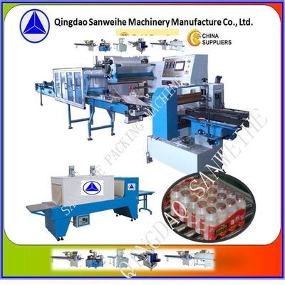 SGS Collective Milk Bottles Packing Machine Full Seal Packing Machine