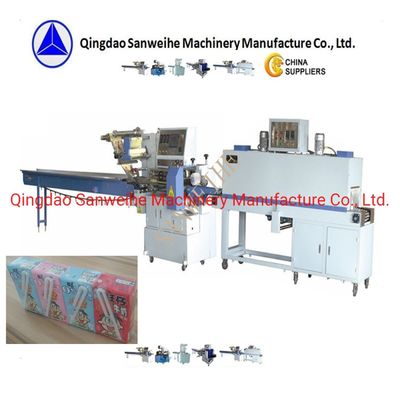 Manual Magzine Books 220V Automatic Shrink Wrapping Machine Swd 2000