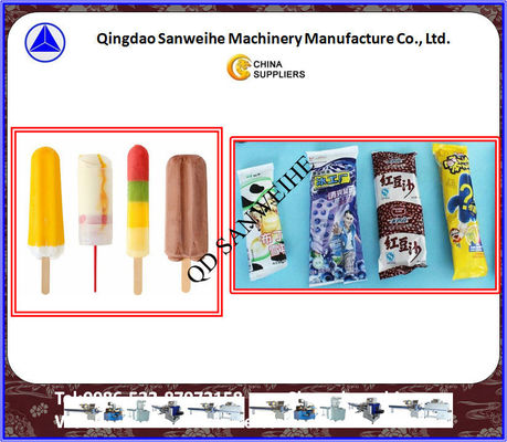 180Bag/Min Flow Wrap Packing Machine Cake Popsicle Packing Machine