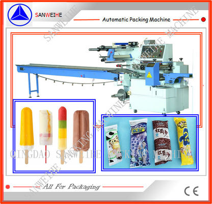 SWC 590 Flow Wrapping Machine 2.5KW Ice Lolly Packing Machine
