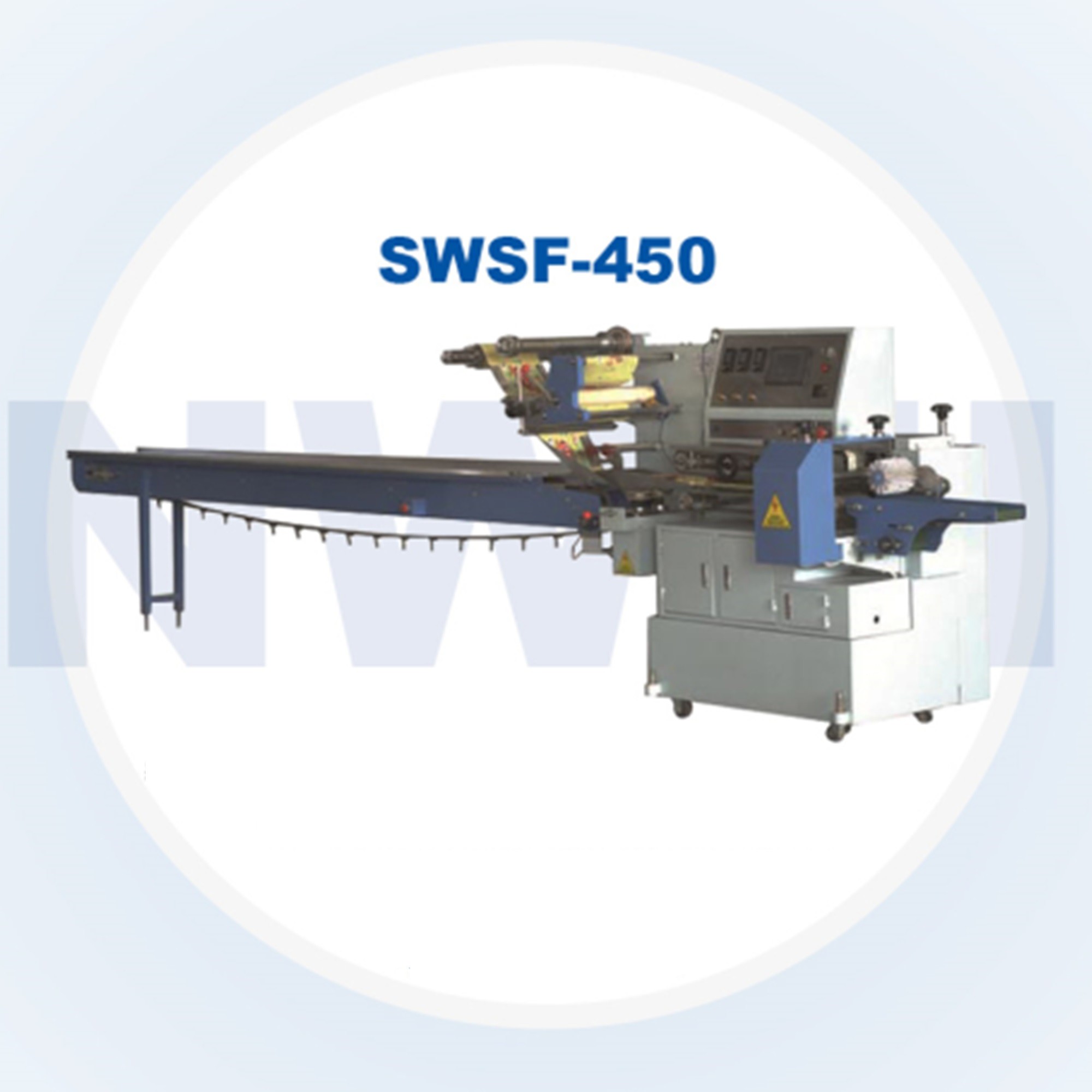 SWSF 590 High Speed Flow Wrapper 220V 50HZ Automatic Flow Wrapping Machine